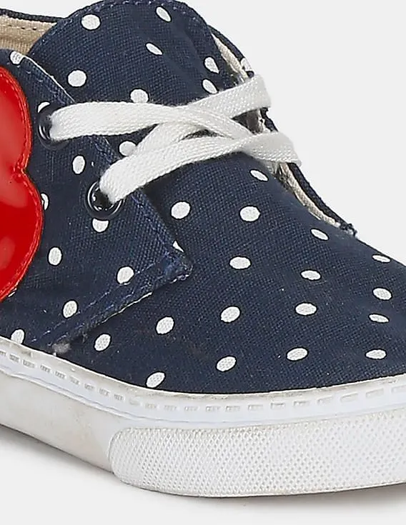 GAP Boys Blue Disney Mickey Mouse And Dots Sneakers