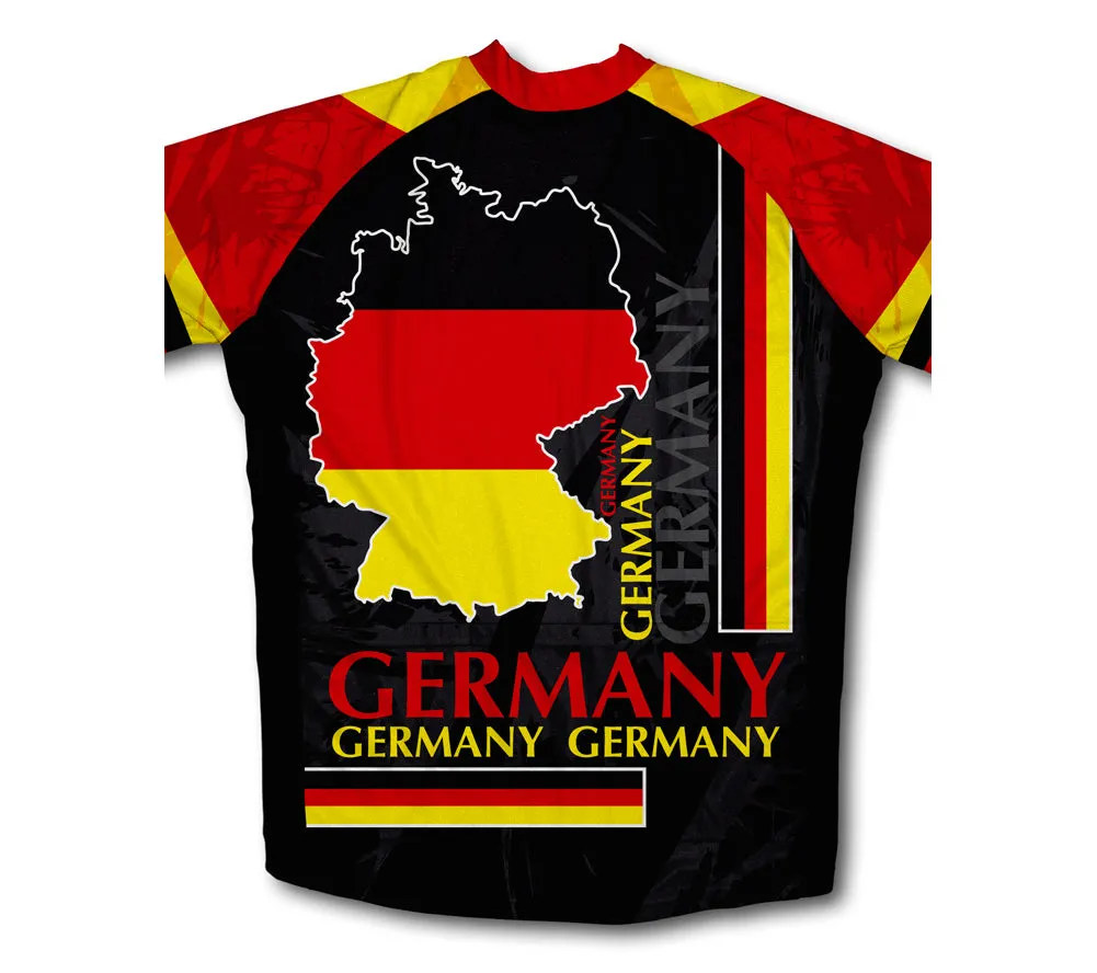 Germany Flag Winter Thermal Cycling Jersey