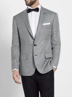 Gingham Tuxedo Jacket