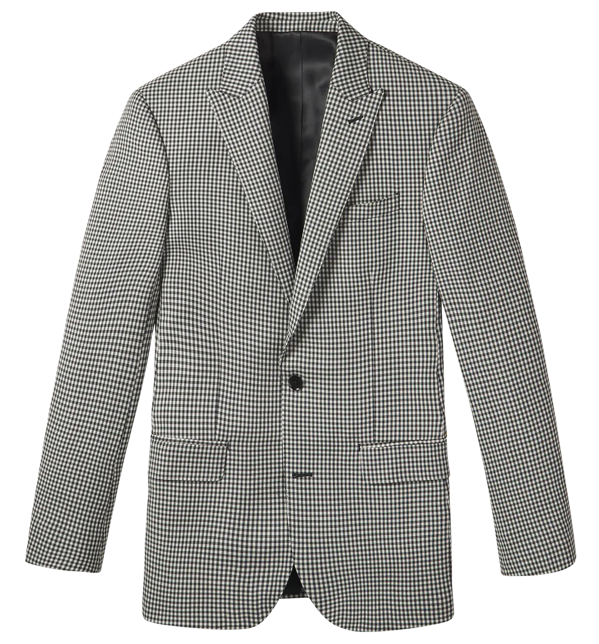 Gingham Tuxedo Jacket