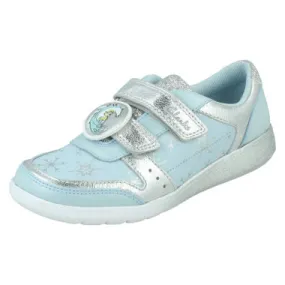 Girls Clarks Disney Frozen II Trainers Scape Ice