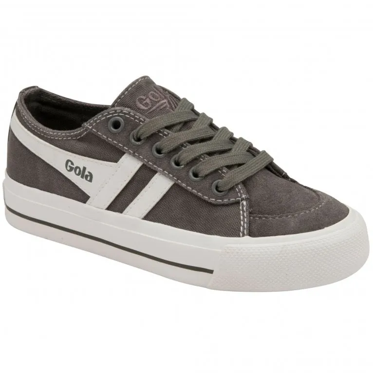 Gola Quota II Kids Canvas Trainers