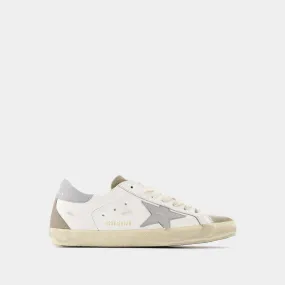 Golden Goose Deluxe Brand  Super Star Sneakers in White Leather