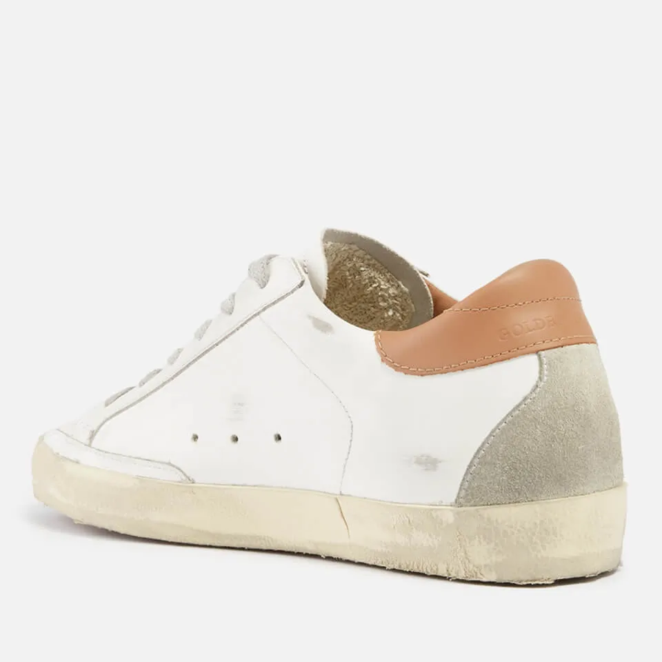 Golden Goose Superstar Leather and Suede Trainers - UK 3 | Coggles