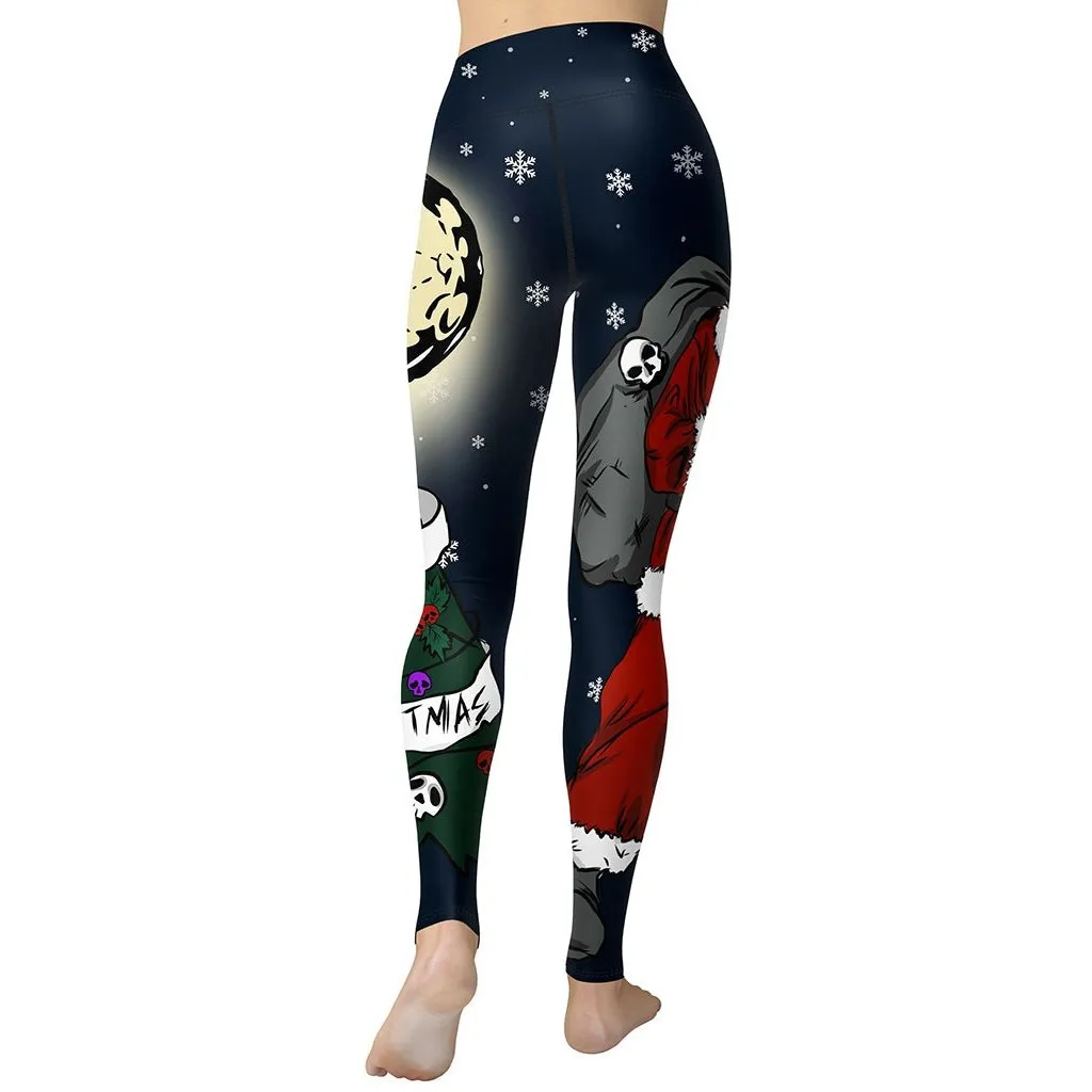 Goth Christmas Yoga Leggings