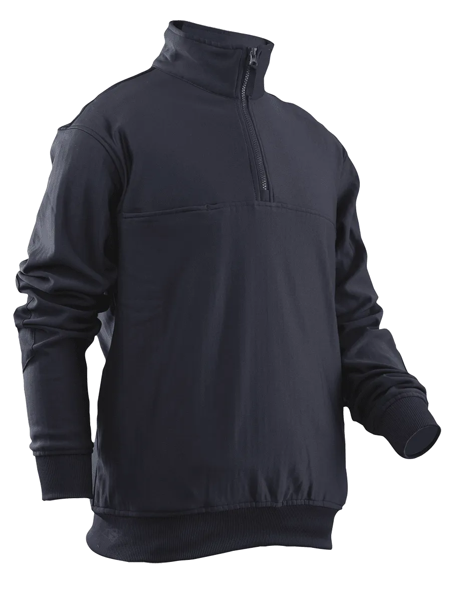 Grid Fleece Zip Thru Job Shirt