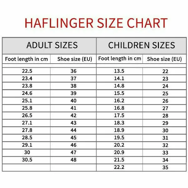 Haflinger Unisex ATB Slipper