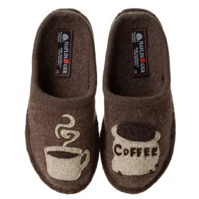 Haflinger Women's Coffee Earth Slipper