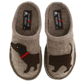 Haflinger Women's Doggy Earth Slipper