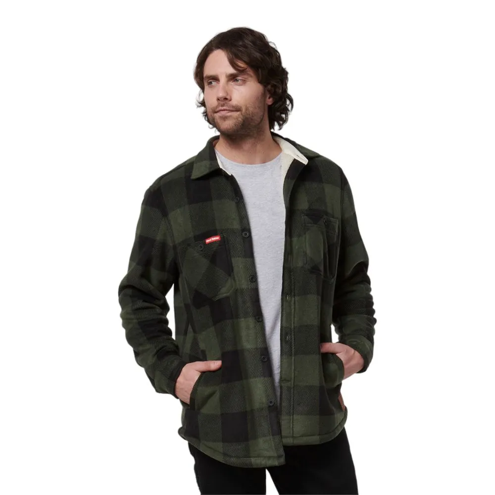 HARD YAKKA SHERPA FLEECE BOTTLE GREEN 