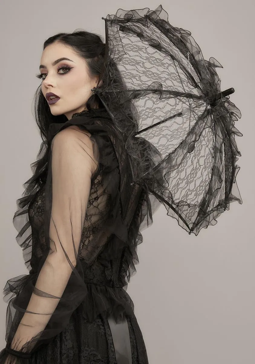 Haunt My Dreams Sheer Umbrella-