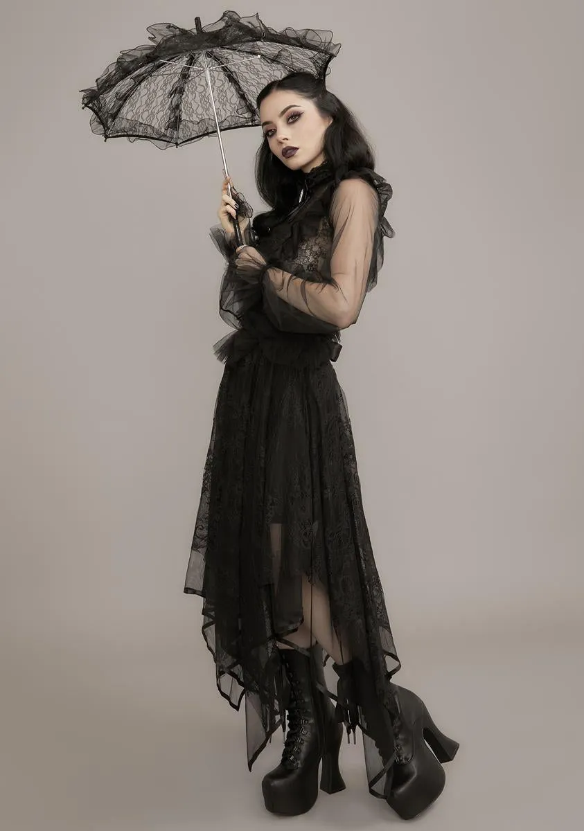 Haunt My Dreams Sheer Umbrella-