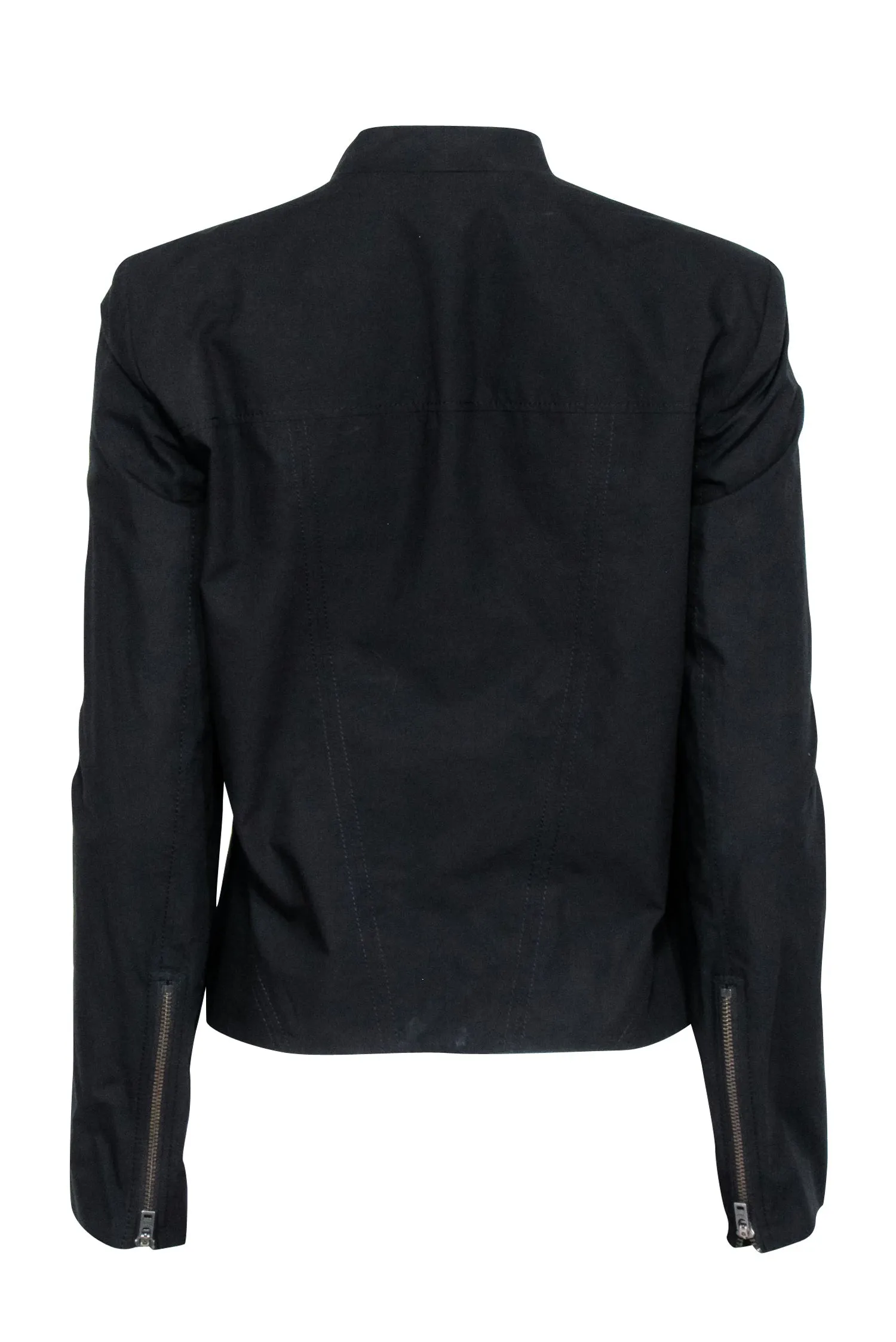 Helmut Lang - Black Moto Zipper Front Jacket Sz S