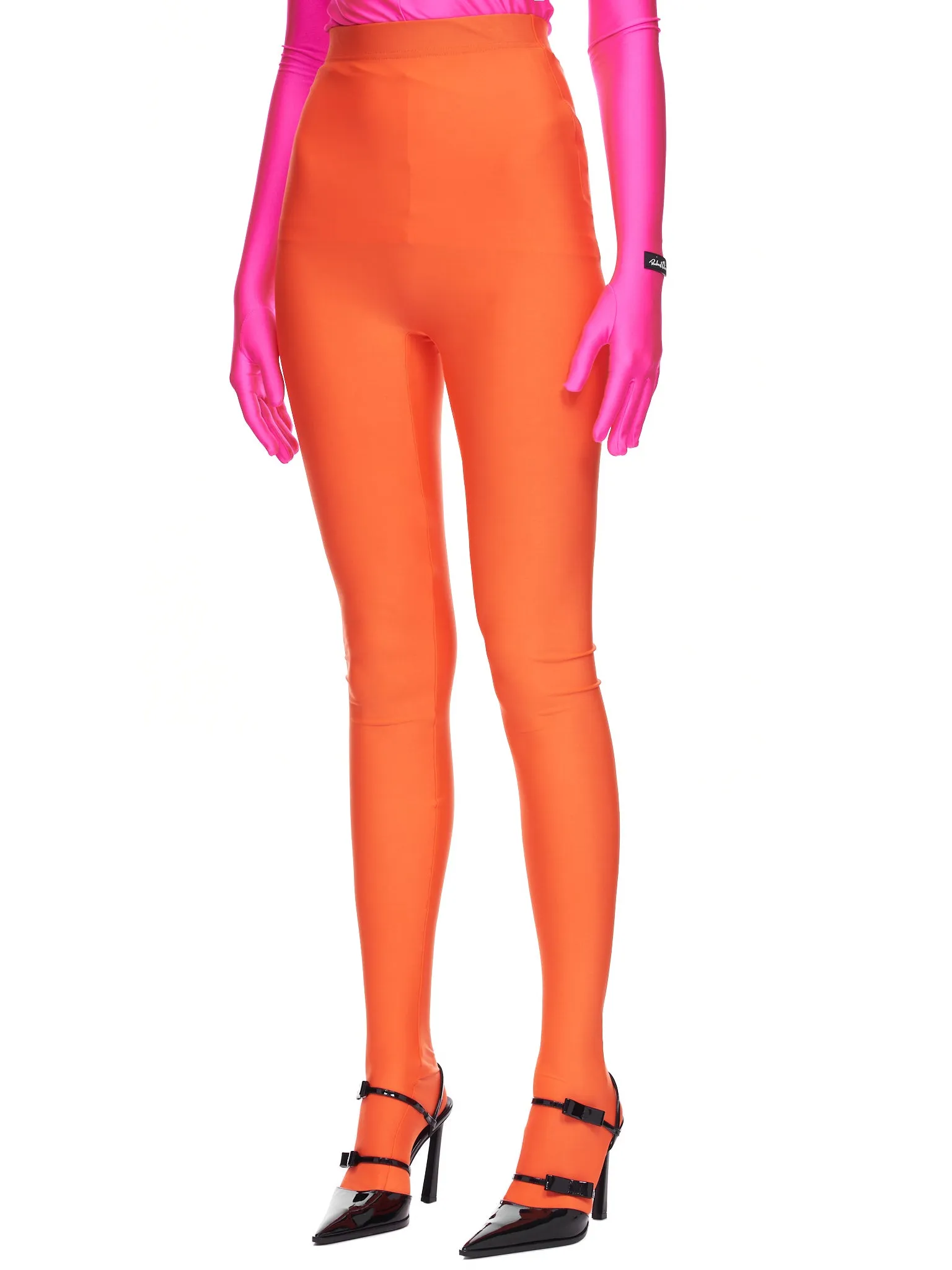 High-Waist Leggings (58G-R-ORANGE)