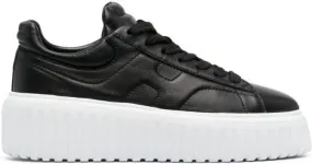 Hogan flatform lace-up sneakers Black