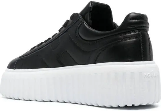 Hogan flatform lace-up sneakers Black