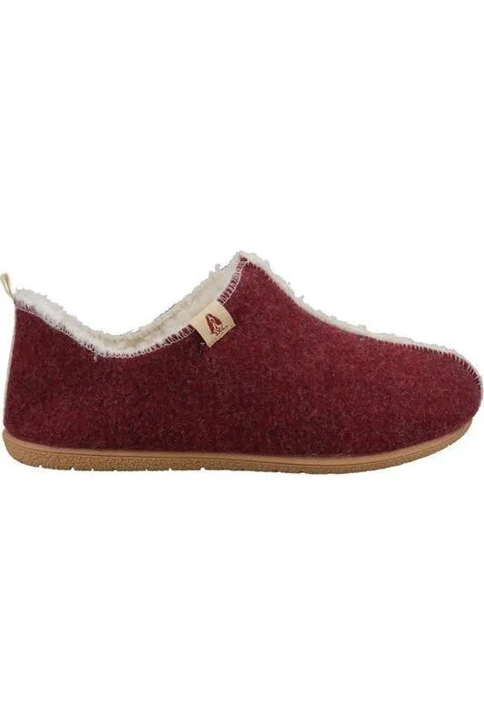 Hush Puppies Good Slipper Pixie ladies in Burgundy