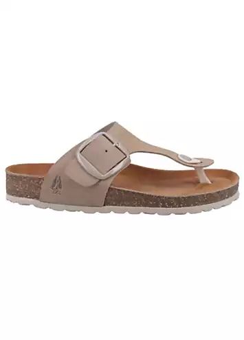 Hush Puppies Ladies Brown Billie Toepost Sandals | Grattan