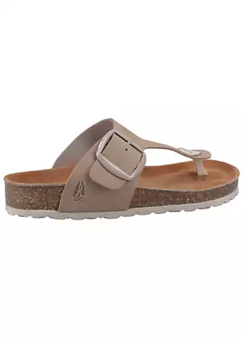 Hush Puppies Ladies Brown Billie Toepost Sandals | Grattan