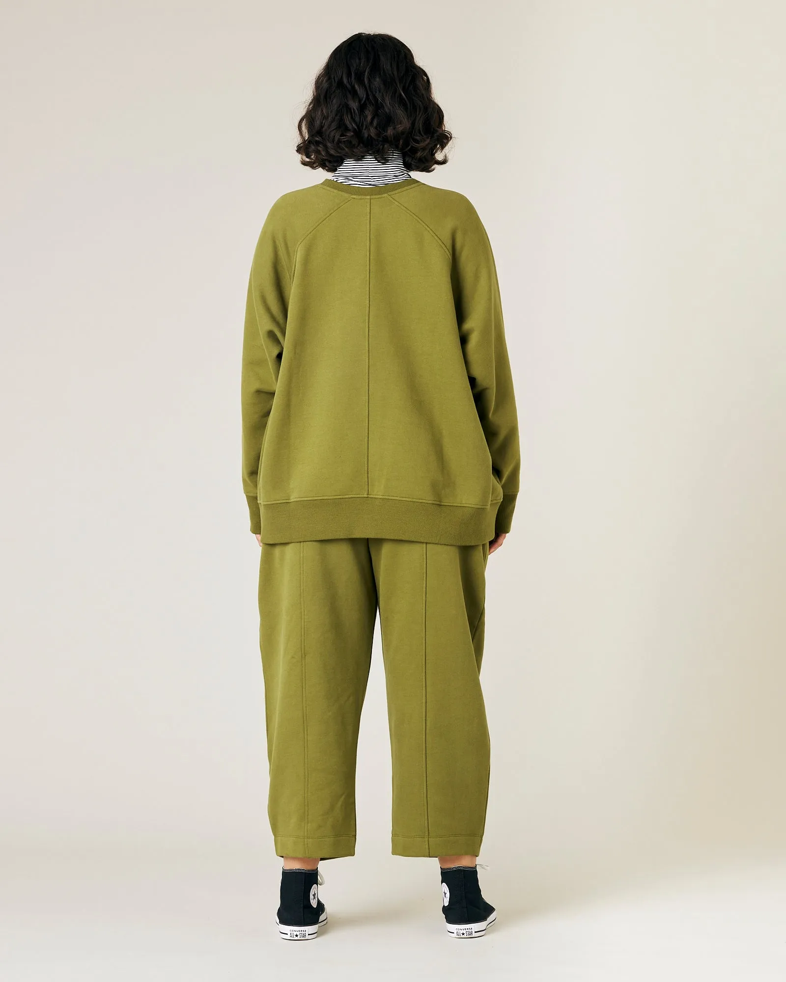 Jenny Avocado Fleece Jersey Trousers