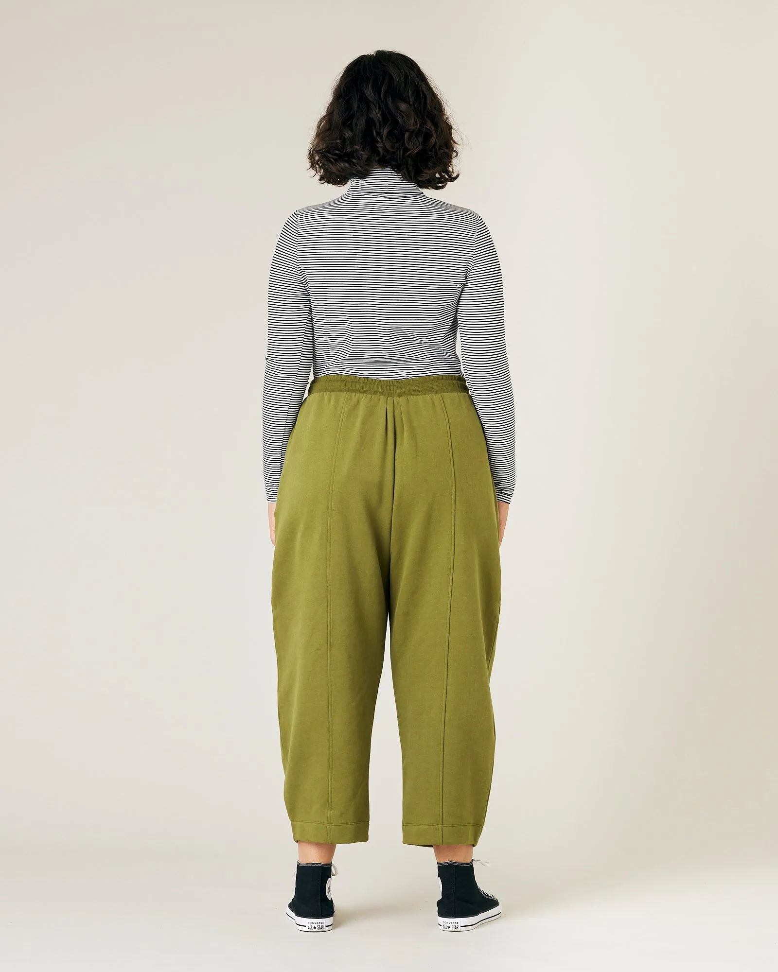 Jenny Avocado Fleece Jersey Trousers