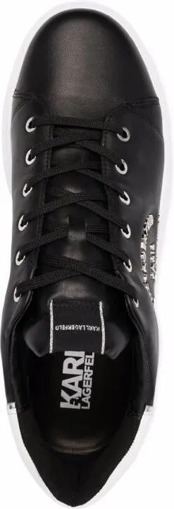 Karl Lagerfeld Rue St Guillaume low-top lace-up sneakers Black