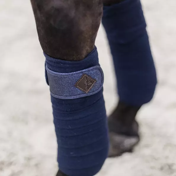 Kentucky Glitter Polar Fleece Bandage - Set of 4