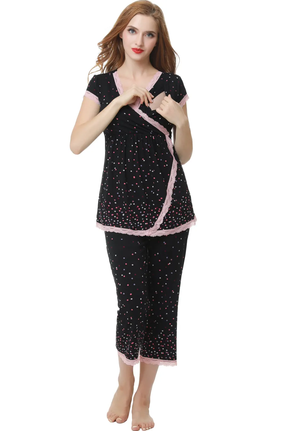 Kimi + Kai Maternity Joyce Nursing PJ Set