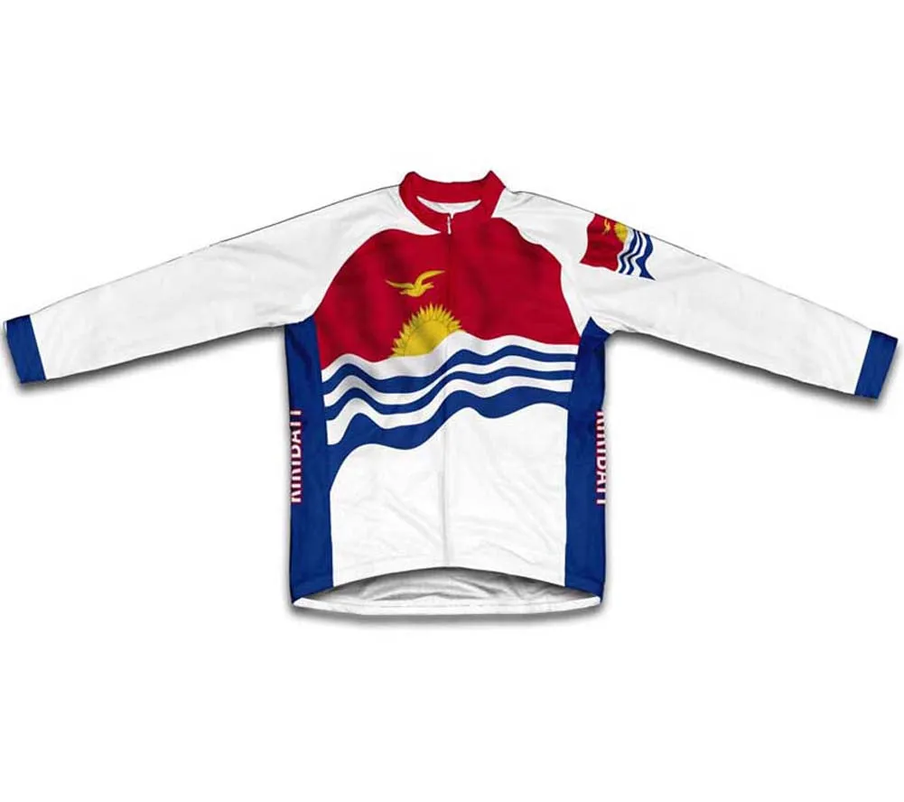 Kiribati Flag Winter Thermal Cycling Jersey