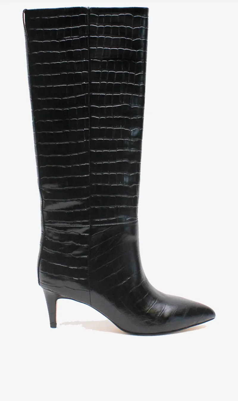  La Tribe      Sloane Boot - Black Croc 