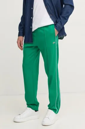 Lacoste joggers green color smooth