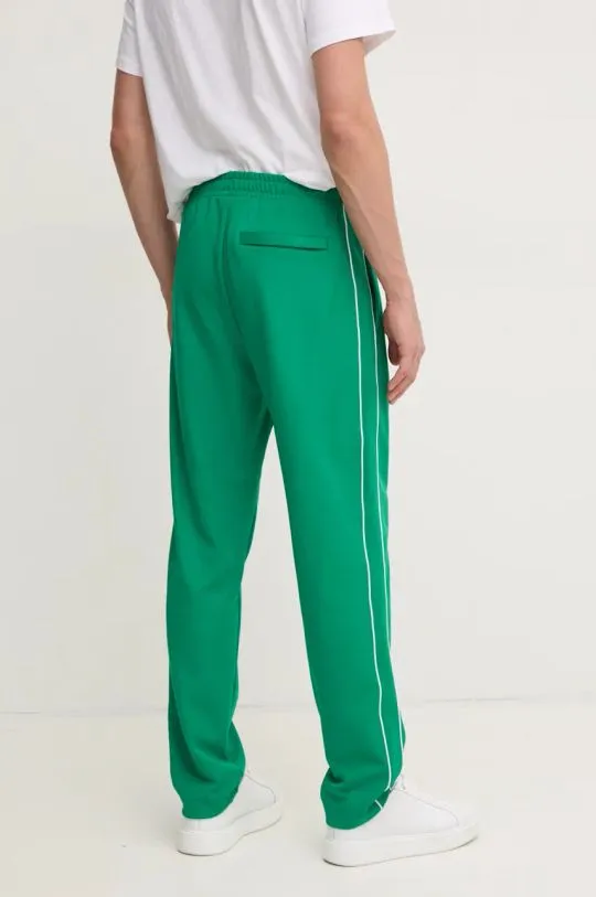 Lacoste joggers green color smooth