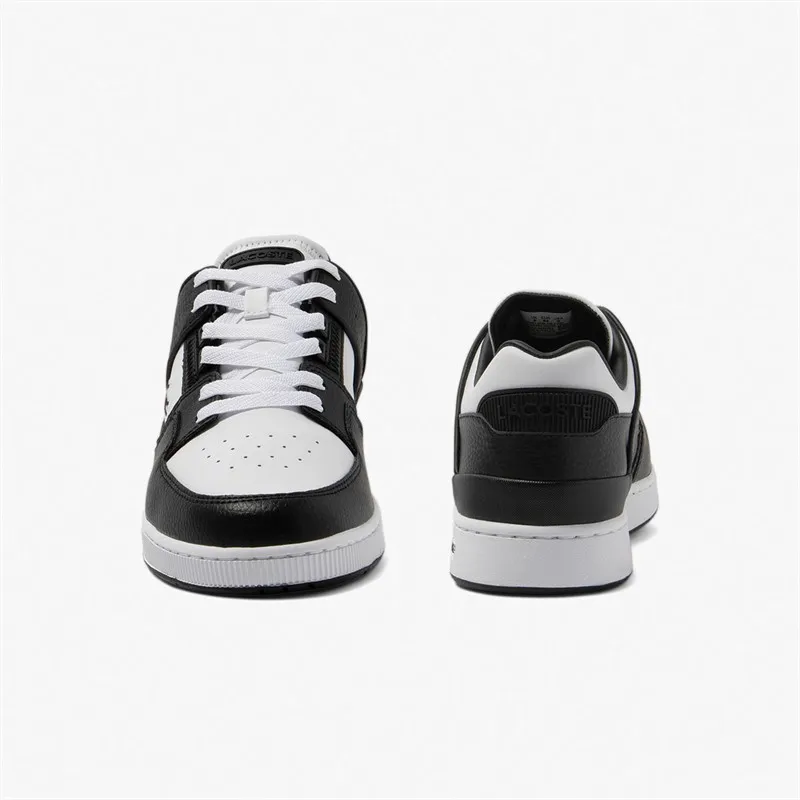 Lacoste Mens Court Cage Trainers White/Black