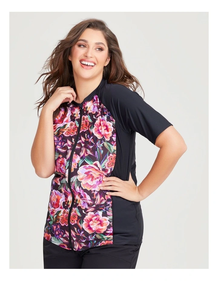 Lavish Bouquet Rash Vest in Print