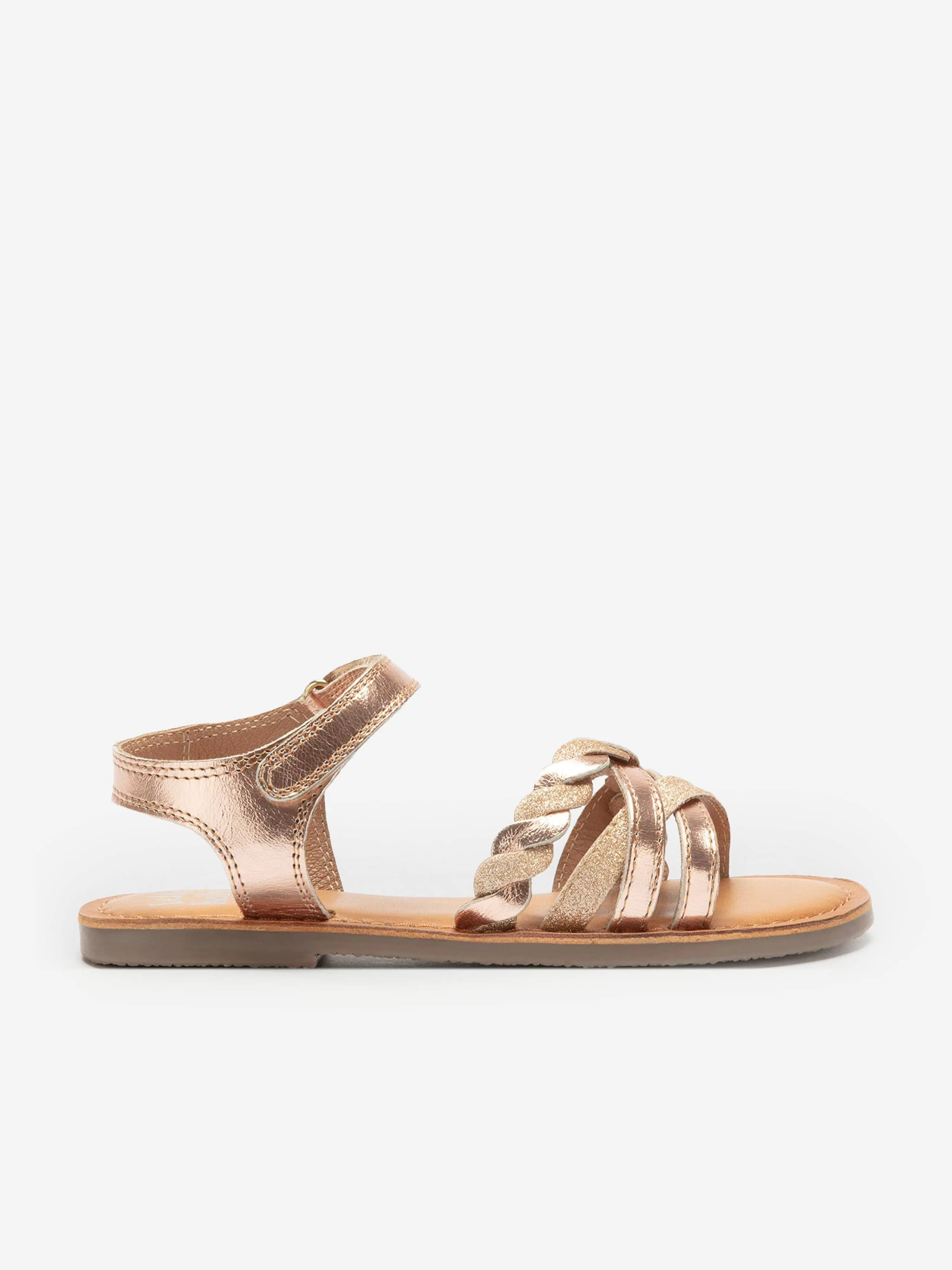 Lelli Kelly Girls Leather Nadir Sandals in Gold