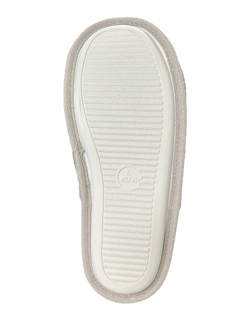 Leura Slipper Grey - FINAL SALE