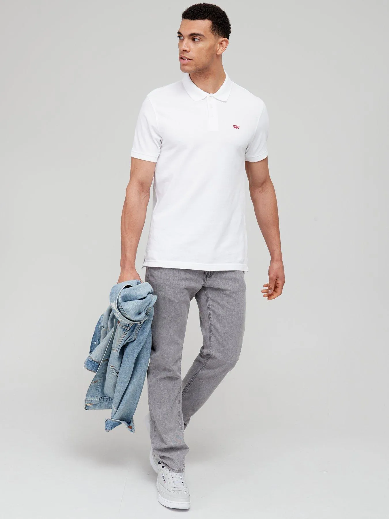 Levi's Housemark Logo Polo Shirt - White