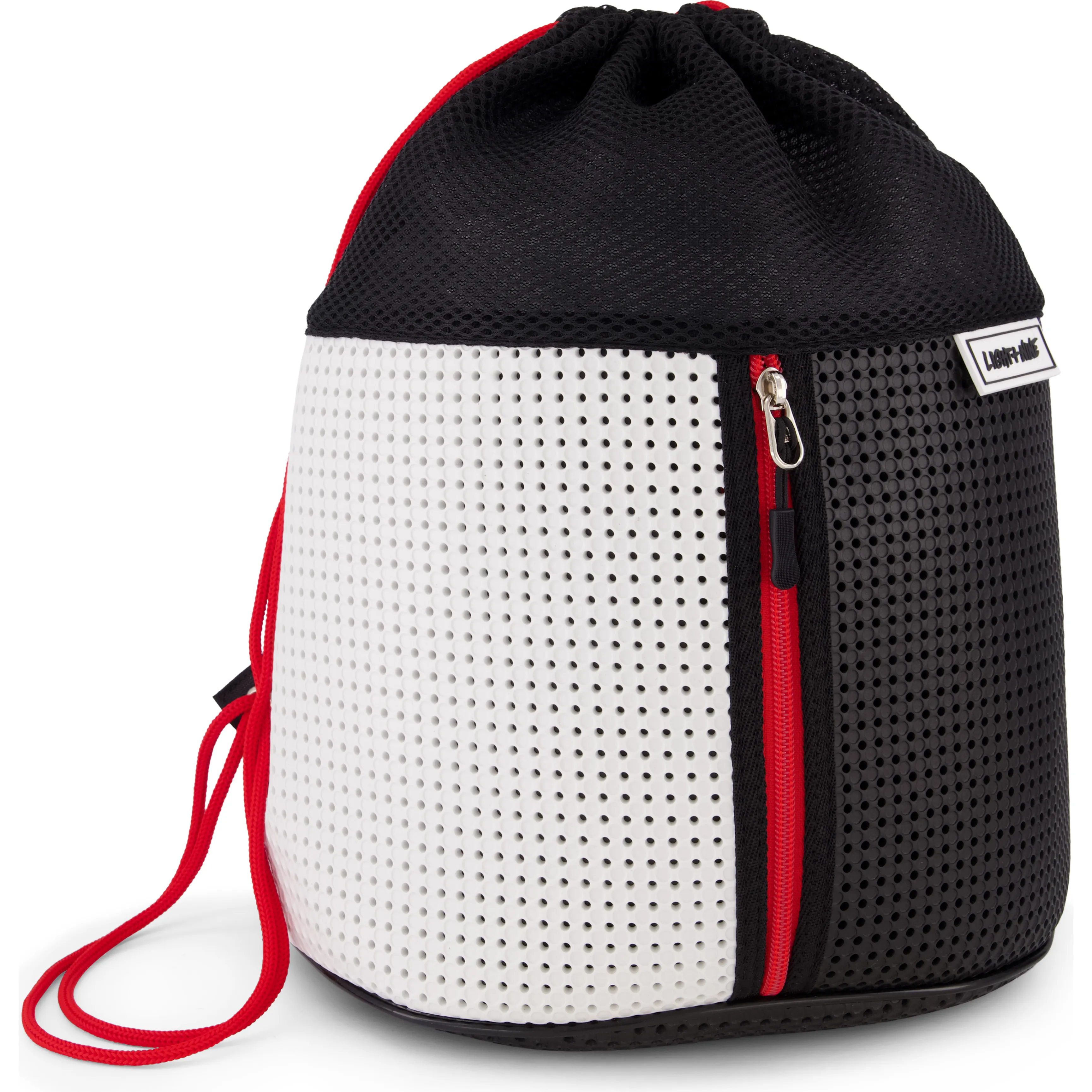 Light + Nine Sophy Zippered Sling Backpack, Red Classic