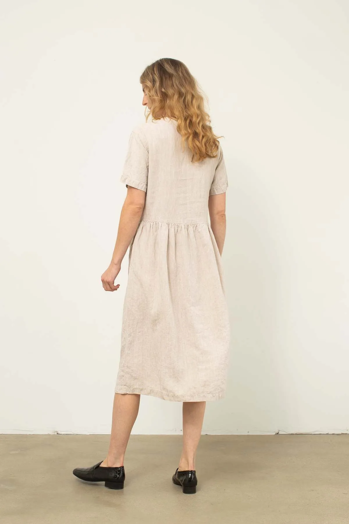 Linen Dress - Cream