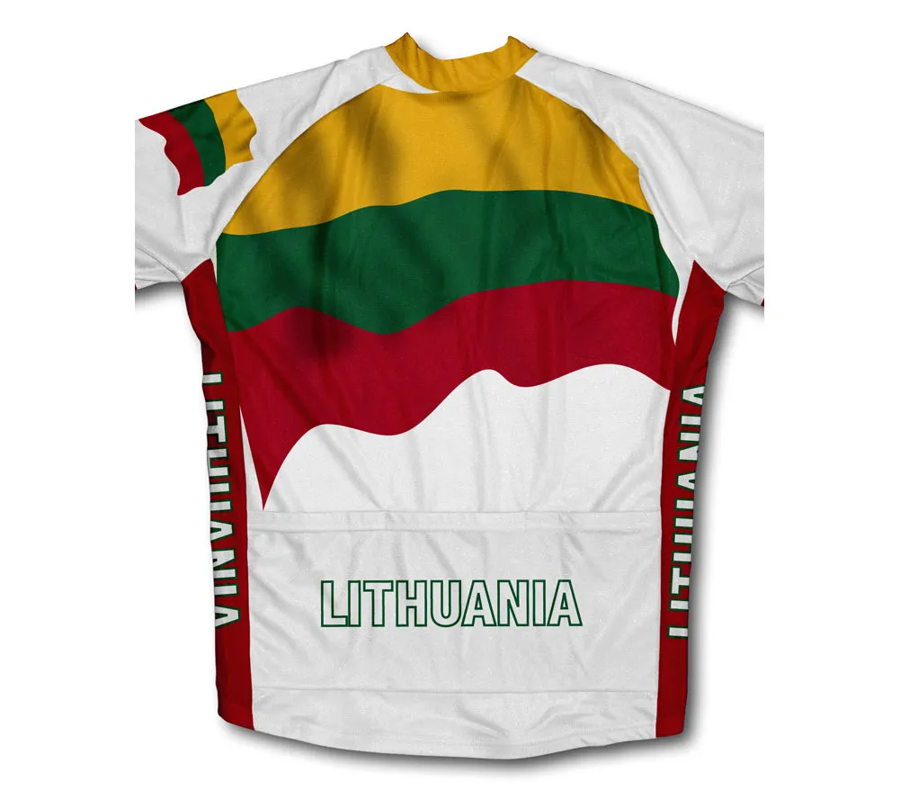 Lithuania Flag Winter Thermal Cycling Jersey