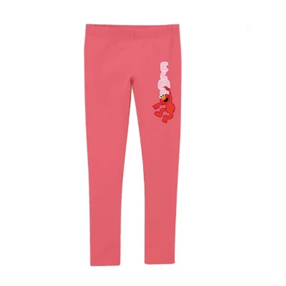 Little Girls Elmo Skinny Full Length Leggings