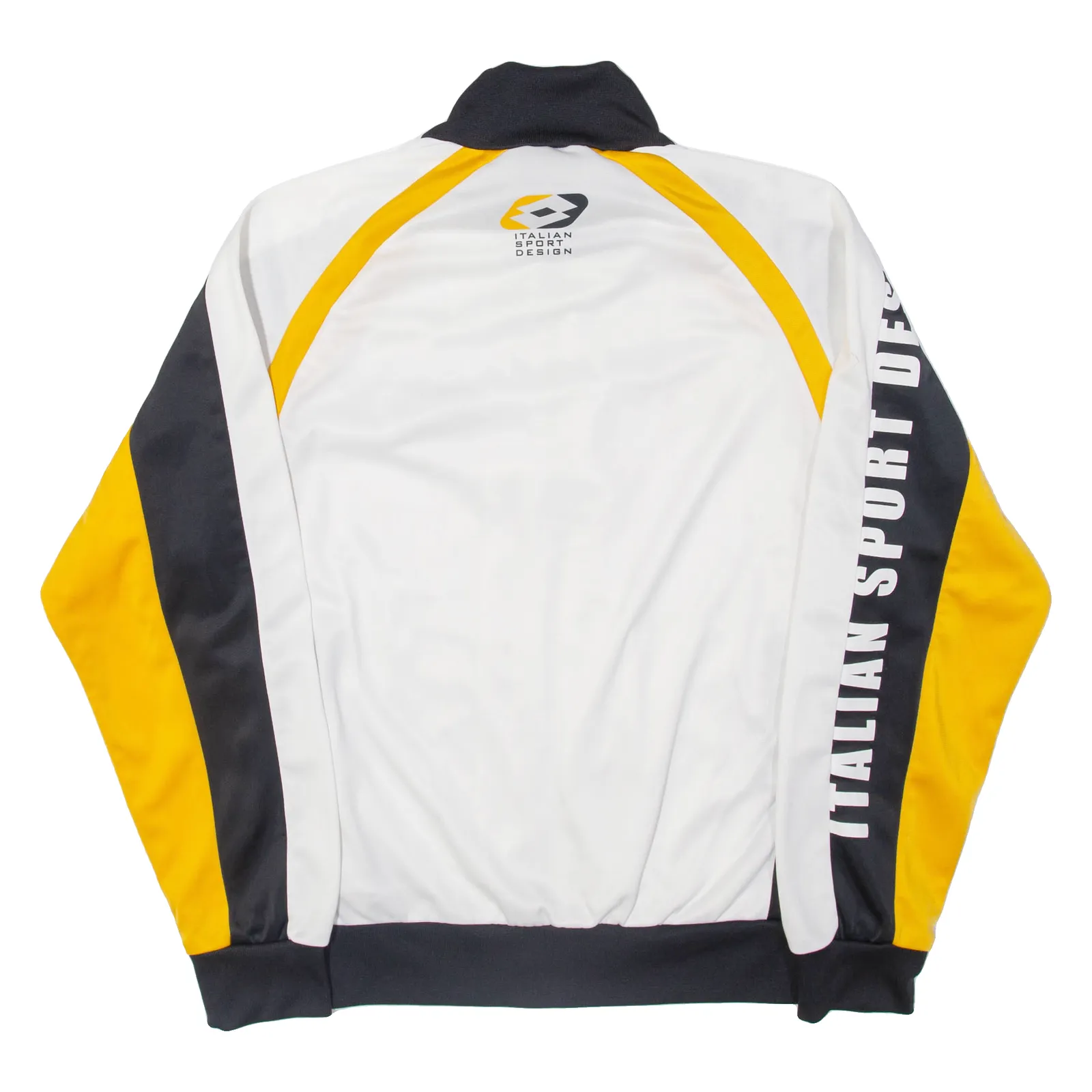 LOTTO Mens Track Jacket White Colourblock XL