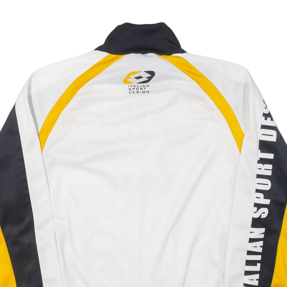 LOTTO Mens Track Jacket White Colourblock XL