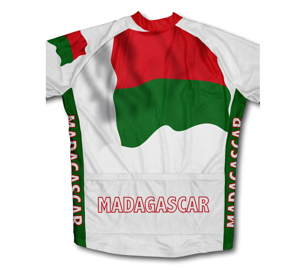 Madagascar Flag Winter Thermal Cycling Jersey