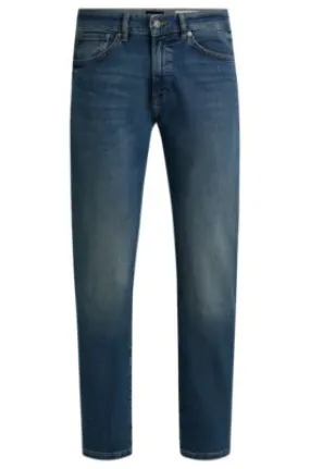 Maine regular-fit jeans in blue super-stretch denim