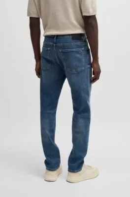 Maine regular-fit jeans in blue super-stretch denim