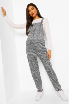 Maternity Check Jersey Overall