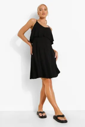 Maternity Nursing Layer Skater Dress