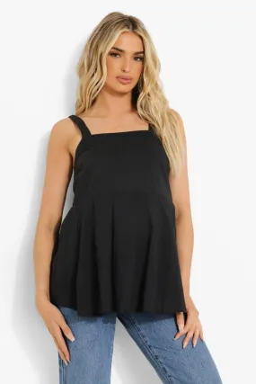 Maternity Pleated Smock Top