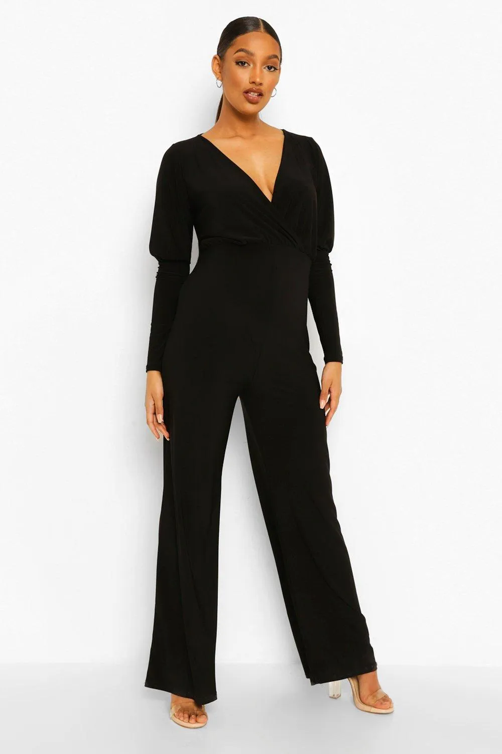 Maternity Wrap Front Jumpsuit